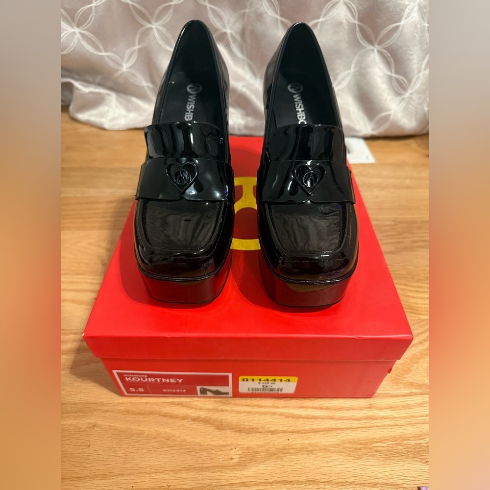 Black Patent Leather Loafers